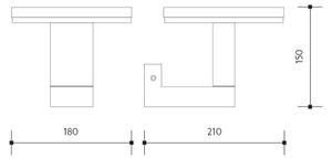 LED Venkovní nástěnné svítidlo BARI LED/10W/230V 4000K IP54 antracit