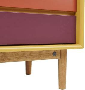 Hořčicově žlutá lakovaná komoda Tom Tailor Color Box II. 114 x 44 cm