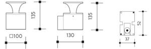 LED Venkovní nástěnné svítidlo ORNELA LED/6W/230V 3000K IP54 antracit