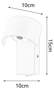 Brilagi - LED Nástěnná lampa VASTO LED/3W/230V zelená