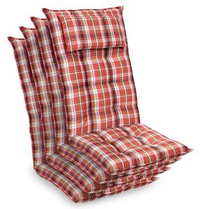 Blumfeldt Sylt, čalouněná podložka, podložka na židli, podložka na výše polohovací křeslo, polštář, polyester, 50 × 120 × 9 cm, 4 x čalounění