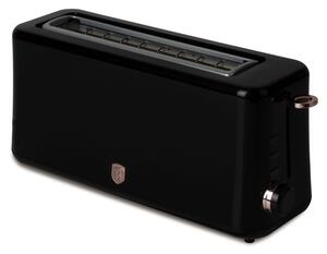 Topinkovač nerez 980W s dlouhým slotem Black Rose Collection