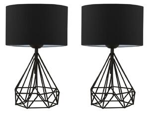 ASIR Sada stolních lamp (2 kusy) AYD-2974 černá
