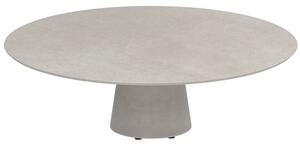 Royal Botania Betonový nízký stůl Conix, Royal Botania, kulatý 160x35 cm, beton cement grey