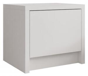 Noční stolek Drofkit 1S, Barva: bílá 5903211562419