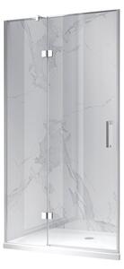 BPS-koupelny Sprchové dveře KZ17D 110 chrom/transparent pro instalaci do niky - bez vaničky