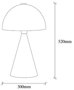 Opviq Stolní lampa Dodo - 5052, Bílá