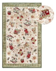 Zelený koberec s vánočním motivem s příměsí bavlny 50x80 cm Toy's Delight Green Christmas – Villeroy&Boch