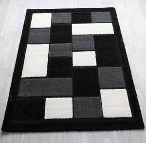 MERINOS Kusový černý koberec Colorado 1532/90 Rozměry: 200 x 290