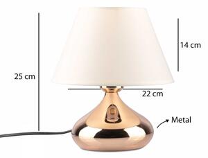 Stolní lampa ASPARAGUS 1xE27/40W/230V měděná