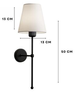 Nástěnná lampa ASPARAGUS 1xE27/40W/230V černá/krémová