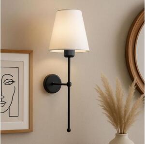 Nástěnná lampa ASPARAGUS 1xE27/40W/230V černá/krémová