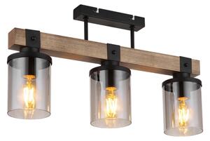 Brilagi - Přisazený lustr VISTA 3xE27/60W/230V dub