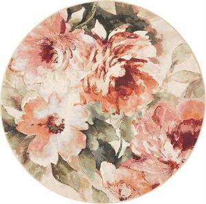 Kulatý koberec Ragolle Argentum 63421 7474 Květy vícebarevný Rozměr: průměr 160 cm