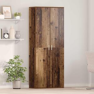 Vysoký bufet 70 x 33,5 x 180 cm Kompozitní dřevo Staré dřevo 3365564