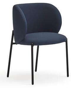 Tmavě modré jídelní židle v sadě 2 ks Mogi - Teulat