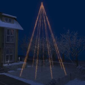 LED vánoční světelný vodopád strom dovnitř i ven 1 300 LED 8 m