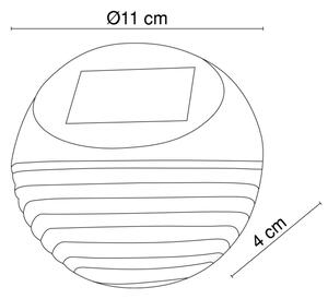 Globo 33429-12 - LED Solární nástěnné svítidlo SOLAR 2xLED/0,06W/1,2V IP44