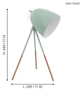 Eglo 49337 - Stolní lampa DUNDEE 1xE27/60W/230V