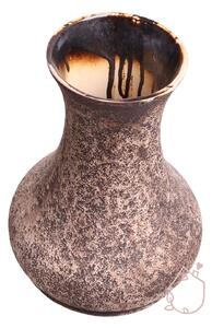 Velká keramická váza Vroubek s vnitřní glazurou