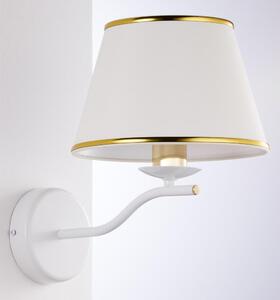 Jupiter 2086 - Nástěnná lampa SAMBA 1xE27/15W/230V bílá/zlatá