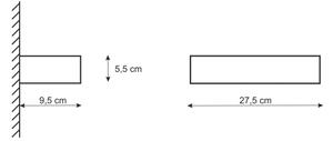 Nástěnné svítidlo CEGIELKA 1xE14/12W/230V sádra/bílá