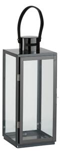 Černá granitová kovová lucerna Recin - 17*16*51 cm - J-Line by Jolipa