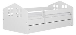 Kocot Kids Dětská postel KACPER bílá Velikost postele: 160x80, Matrace: Bez matrace, Šuplík: Bez šuplíku