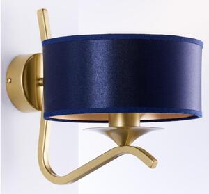 Jupiter 2115 - Nástěnná lampa KASZMIR 1xE27/15W/230V modrá/zlatá