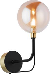Jupiter 1887 - Nástěnná lampa ERIS 1xG9/14W/230V zlatá/černá/kouřová béžová
