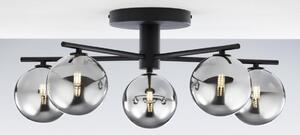 Jupiter 2048 - Přisazený lustr PRATO 5xG9/14W/230V černá/kouřová šedá