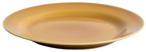 Kave Home Žlutý talíř Selune Ø28 cm