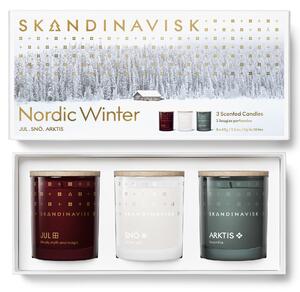 Dárková sada mini svíček Nordic Winter 3 x 65 g