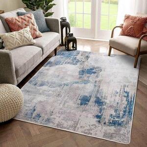 Podlaha 120 x 160 cm - moderní abstraktní styl - imitace kašmíru - měkké a neskřípkové - ShopFlot