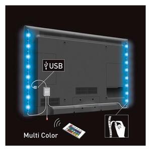 Solight WM504 - SADA 2x LED RGB Pásek pro TV s ovladačem IP65 LED/USB 50cm