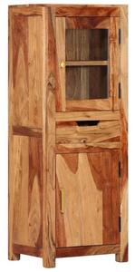 Skříň highboard 40 x 34 x 110 cm masivní akáciové dřevo 338431