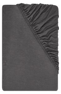 Livarno® Žerzejové napínací prostěradlo, 90-100 x 200 cm (tmavě šedá) (100405953003)