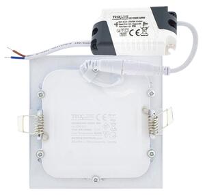 LED Podhledové svítidlo SQUARE LED/6W/230V 4200K 11,8x11,8 cm bílá