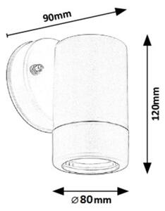 Rabalux 8832 - Venkovní nástěnné svítidlo 1xGU10/10W/230V IP44
