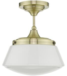 Där Lighting CAD0175 -Koupelnový přisazený lustr CADEN 1xE27/60W/230V IP44 mosaz