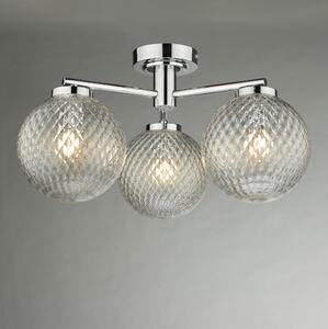 Där Lighting WAY5350 - Koupelnový přisazený lustr WAYNE 3xG9/3W/230V IP44 chrom