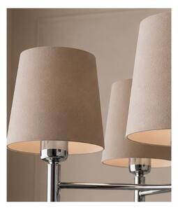 BRILAGI - Lustr na tyči MONTE 5xE27/60W/230V béžová/lesklý chrom