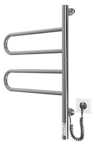 Elekt. otočný sušák na ručníky TRISTAR 75W/230V 62,5x44,5 cm IP44 nerez/l. chrom