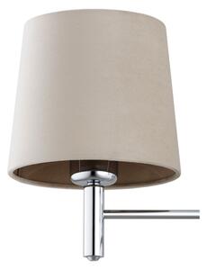 BRILAGI - Lustr na tyči MONTE 3xE27/60W/230V béžová/lesklý chrom