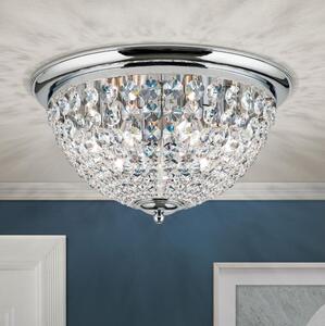 Orion DLU 1840/47-Křišťálové str. svítidlo PLAFOND 6xE27/40W/230V pr.47 cm chrom