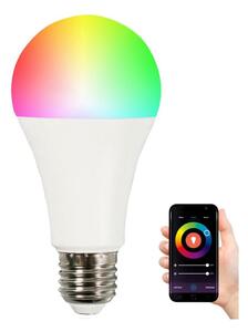RGBW LED Stmívatelná žárovka A65 E27/11W/230V 2700-6500K Wi-Fi Tuya