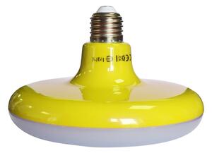 LED Lustr na lanku 1xE27/15W/230V 6000K žlutá