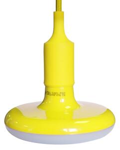 LED Lustr na lanku 1xE27/15W/230V 6000K žlutá