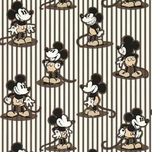 Sanderson Mickey Stripe Odstín tapety: Humbug