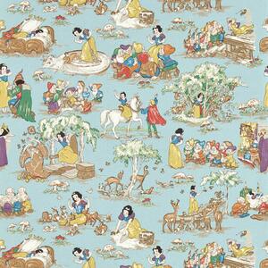 Sanderson Snow White Odstín tapety: Puddle Blue